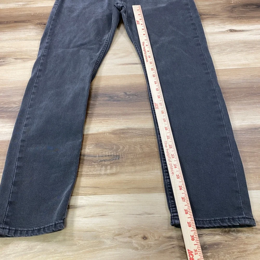 Levis 510 Skinny Jeans Mens 33x30 Streetwear Cotton Blend Slim Charcoal Gray